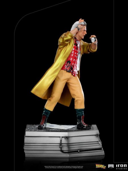 Zurück in die Zukunft Teil II 1/10 Art Scale Doc Brown Statue 25 cm