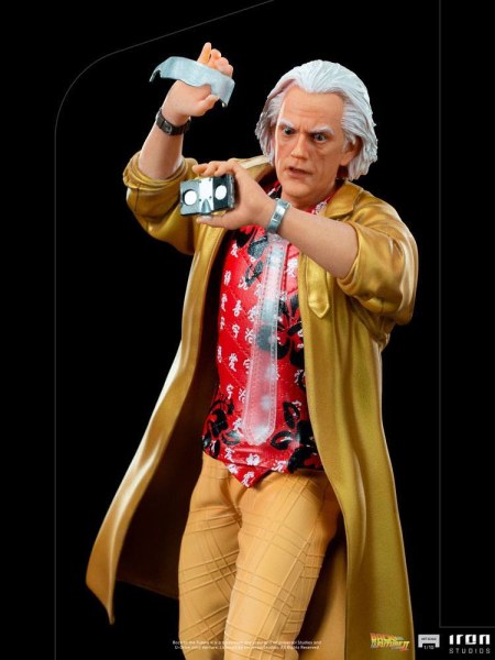 Zurück in die Zukunft Teil II 1/10 Art Scale Doc Brown Statue 25 cm