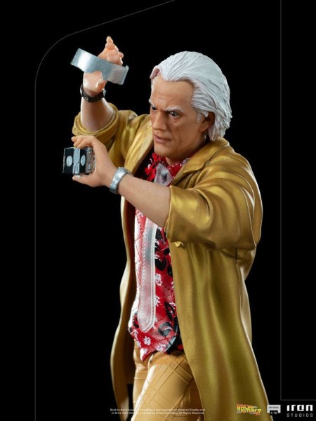 Zurück in die Zukunft Teil II 1/10 Art Scale Doc Brown Statue 25 cm