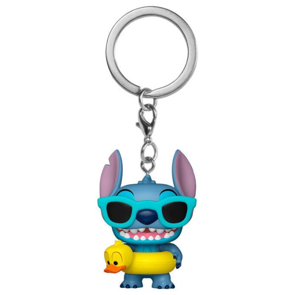 Disney Lilo & Stitch Schlüsselanhänger im Taschenformat – Stitch in der Röhre