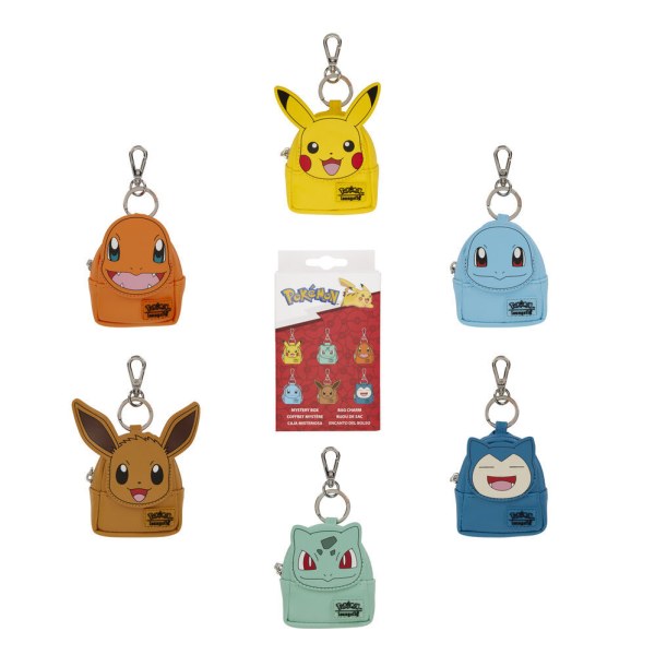 Geheimnisvoller Schlüsselanhänger – Loungefly Mini-Rucksack – Pokémon