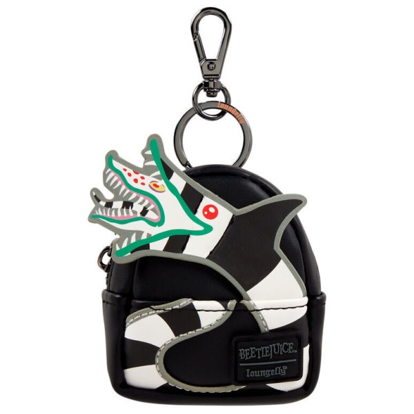 Geheimnisvoller Schlüsselanhänger – Loungefly Mini-Rucksack – Beetlejuice