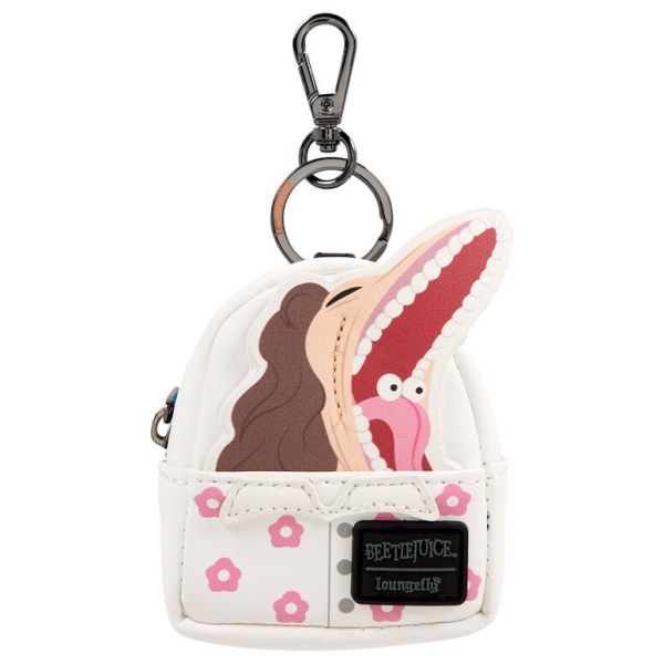 Geheimnisvoller Schlüsselanhänger – Loungefly Mini-Rucksack – Beetlejuice