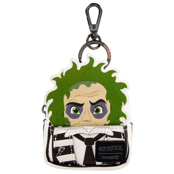 Geheimnisvoller Schlüsselanhänger – Loungefly Mini-Rucksack – Beetlejuice