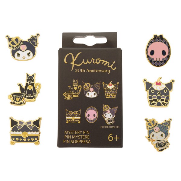 Überraschungsbox – Emaille-Anstecknadel – Hello Kitty Kuromi 20. Jubiläum