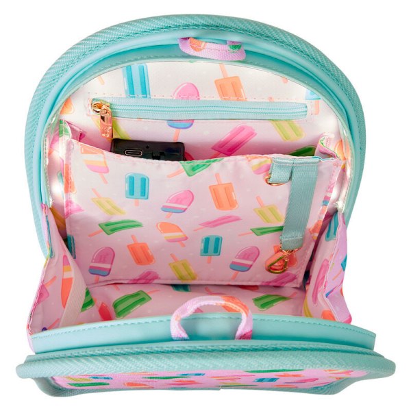Loungefly Rucksack-Organizer mit Leuchtfunktion – Eis am Stiel