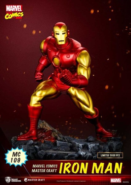 Marvel Comics Master Craft Iron Man Statuette, 29 cm