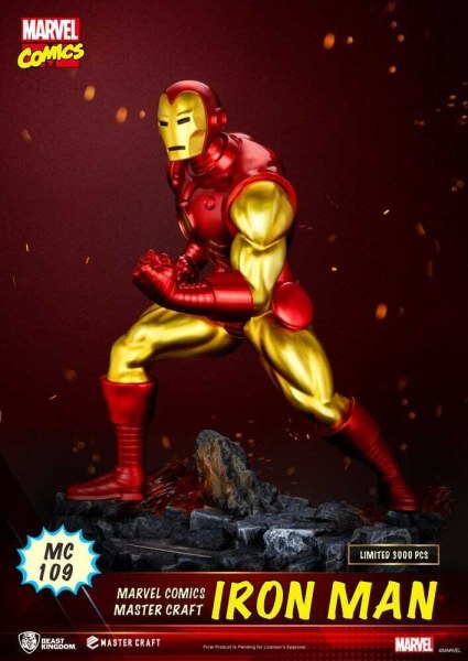 Marvel Comics Master Craft Iron Man Statuette, 29 cm