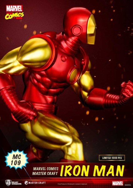 Marvel Comics Master Craft Iron Man Statuette, 29 cm