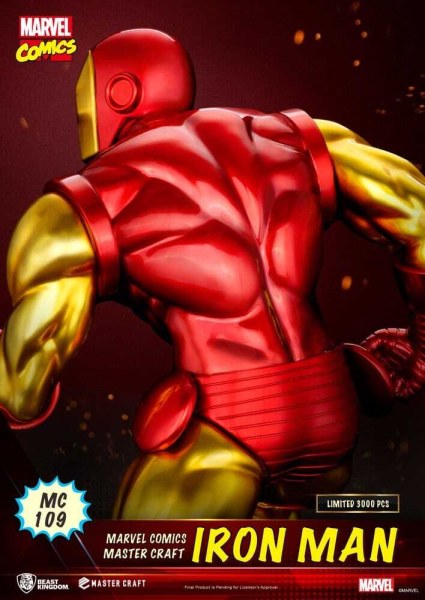 Marvel Comics Master Craft Iron Man Statuette, 29 cm