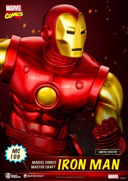 Marvel Comics Master Craft Iron Man Statuette, 29 cm