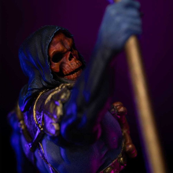 Skeletor Disco Art Scale , 28 cm (exklusiv bei HEO) – Iron Studios Masters of the Universe