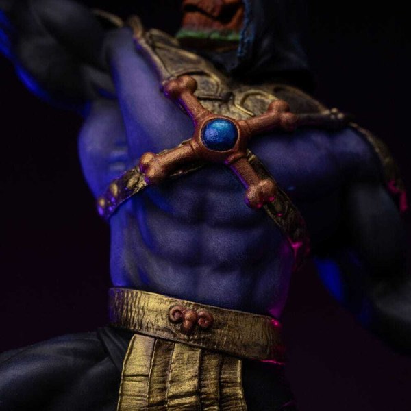Skeletor Disco Art Scale , 28 cm (exklusiv bei HEO) – Iron Studios Masters of the Universe