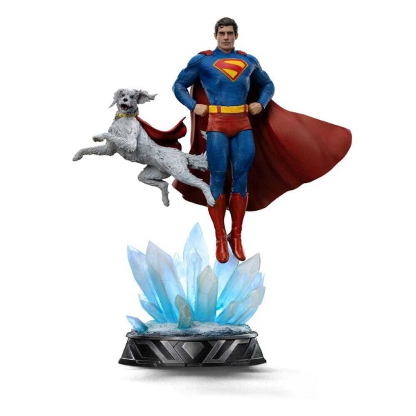 Superman & Krypto im Art Scale , 32 cm – Iron Studios Superman Legacy