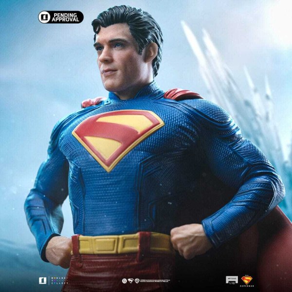 Superman & Krypto im Art Scale , 32 cm – Iron Studios Superman Legacy