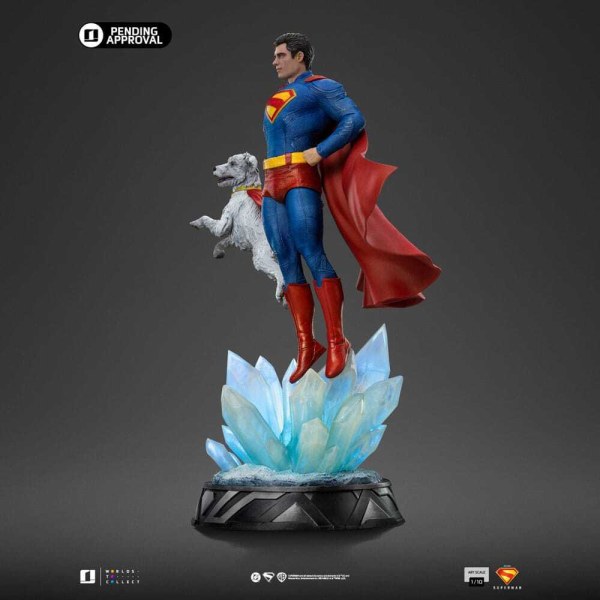 Superman & Krypto im Art Scale , 32 cm – Iron Studios Superman Legacy