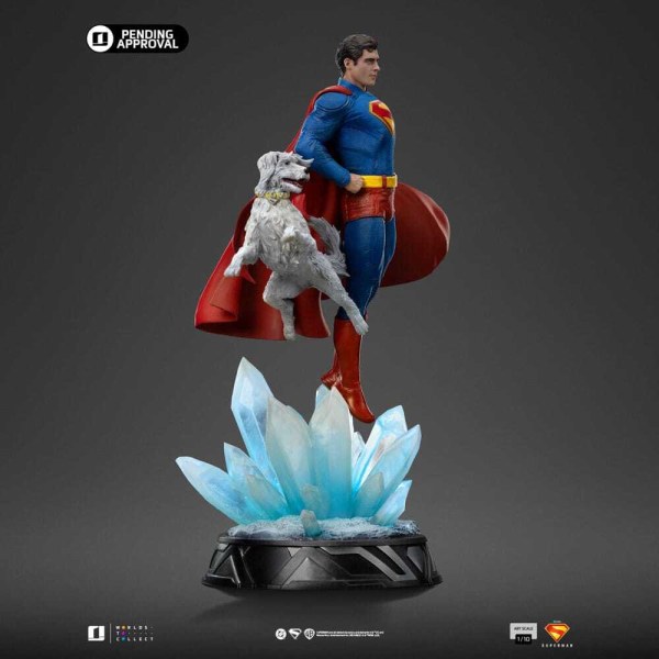 Superman & Krypto im Art Scale , 32 cm – Iron Studios Superman Legacy