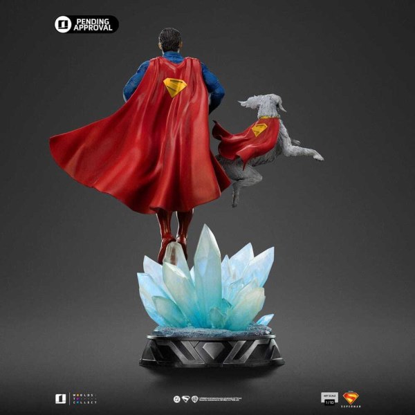 Superman & Krypto im Art Scale , 32 cm – Iron Studios Superman Legacy