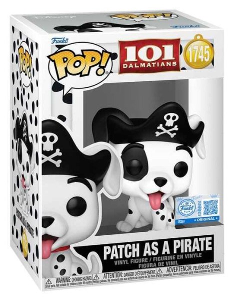 FUNKO POP! 1745 Aufnäher (Piratenkostüm) - Disney 101 Dalmatiner