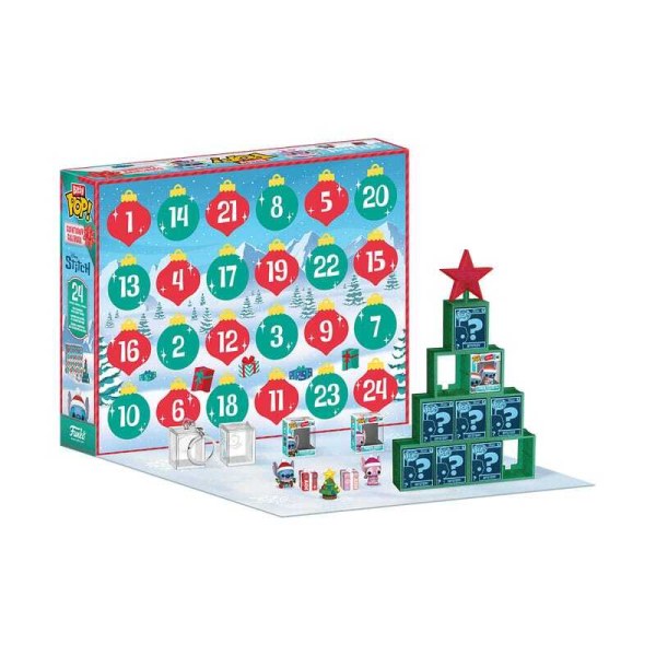 Bitty POP! Adventskalender 24-Tage Weihnachten Stitch - Disney Lilo & Stitch