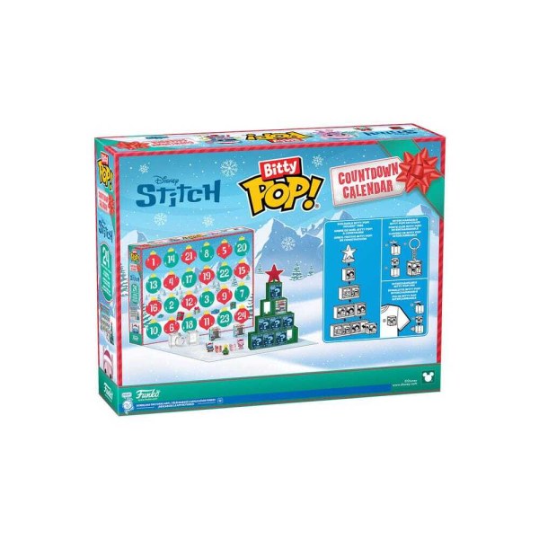 Bitty POP! Adventskalender 24-Tage Weihnachten Stitch - Disney Lilo & Stitch