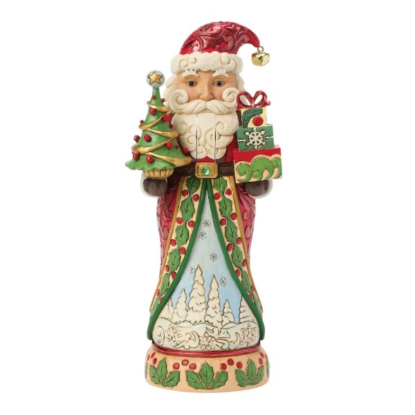 Roter und grüner Weihnachtsmann-Nussknacker - Jim Shore
