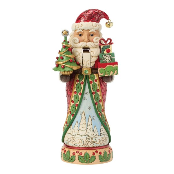 Roter und grüner Weihnachtsmann-Nussknacker - Jim Shore