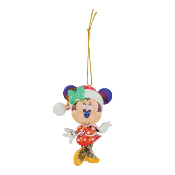 MINNIE MAUS WEIHNACHTEN SCHMUCK AUS SCHIRMENDEM PVC - DISNEY DEPARTMENT 56