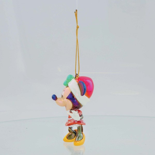 MINNIE MAUS WEIHNACHTEN SCHMUCK AUS SCHIRMENDEM PVC - DISNEY DEPARTMENT 56
