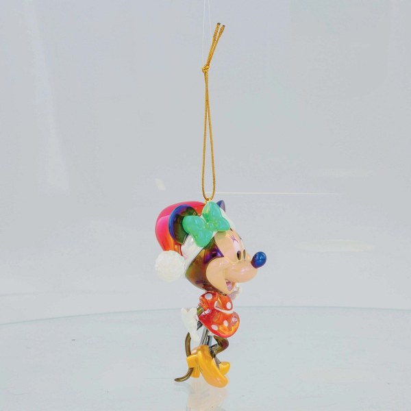MINNIE MAUS WEIHNACHTEN SCHMUCK AUS SCHIRMENDEM PVC - DISNEY DEPARTMENT 56