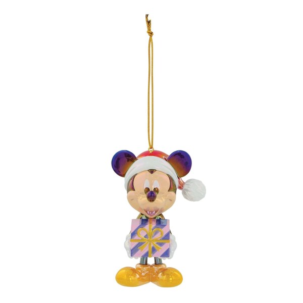 MICKEY MAUS WEIHNACHTEN aus schimmerndem PVC - DISNEY DEPARTMENT 56