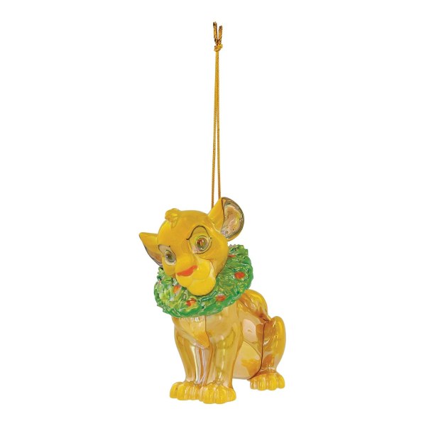 SIMBA WEIHNACHTEN AUS SCHIRMENDEM PVC - DISNEY DEPARTMENT 56