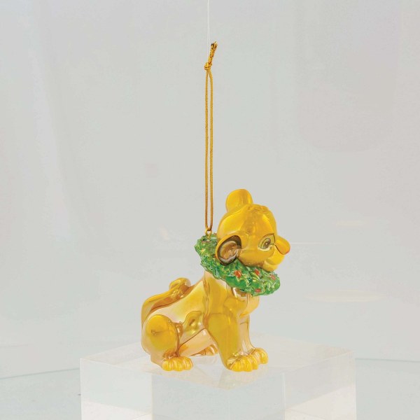 SIMBA WEIHNACHTEN AUS SCHIRMENDEM PVC - DISNEY DEPARTMENT 56