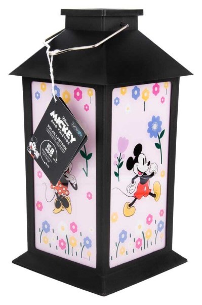LunaGlo Mickey & Minnie Solarprojektionslaterne - Disney