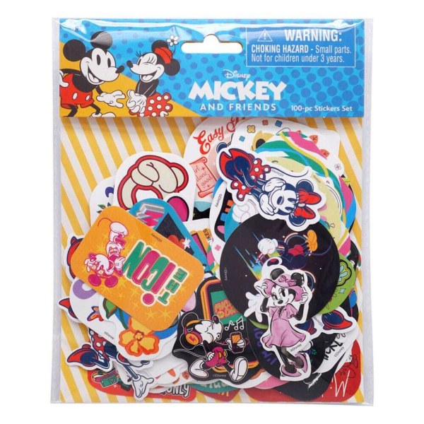 Disney-Packung mit 100 Mickey- und Minnie-Aufklebern
