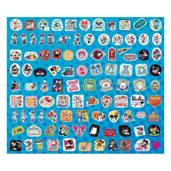 Disney-Packung mit 100 Mickey- und Minnie-Aufklebern