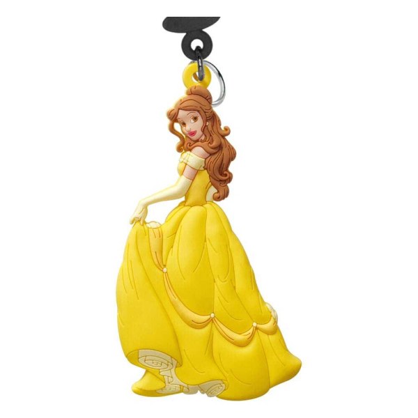 schlüsselanhänger, Rucksack aus PVC mit Soft-Touch-Oberfläche, Belle - Disney Prinzessin