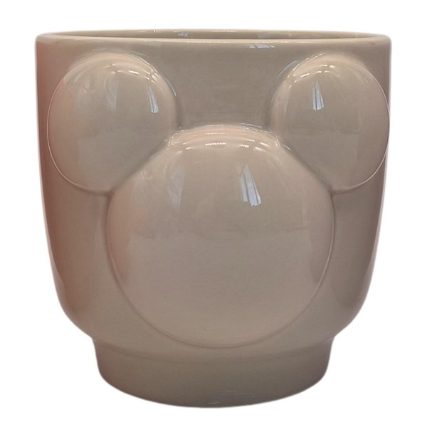 Mickey-Ohren-Mini-3D-Blumentopf, beige, 10 cm – Disney