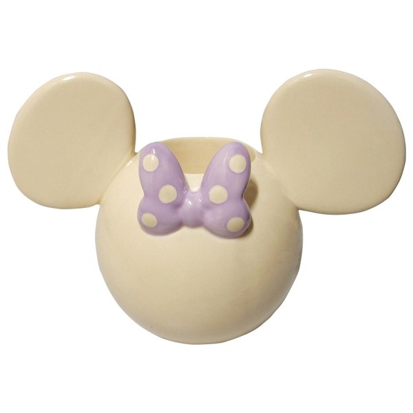 3D-Blumentopf Minnie, cremeweiß, 5 cm – Disney
