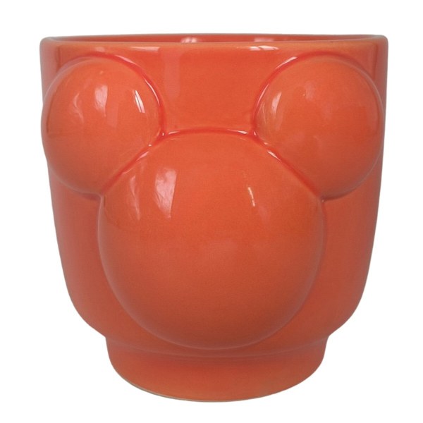Mickey-Ohren-Mini-3D-Blumentopf, orange, 10 cm – Disney