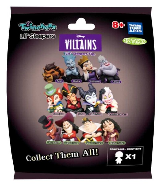 Bösewichte-Überraschungstüte Twinchees Lil' Sleeper Figur 5 cm - Disney Villains