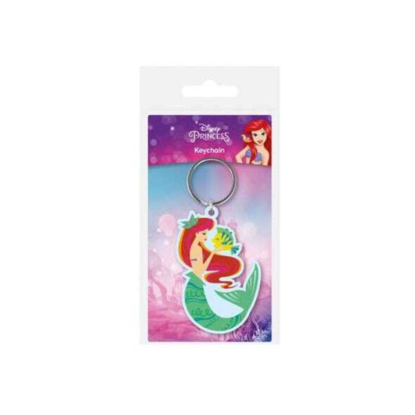 Ariel Schlüsselanhänger aus Gummi, 6 cm – Disney Die Kleine Meerjungfrau