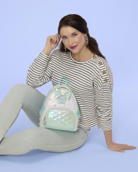 Schimmernder Perlen-Mini-Rucksack – Disney Loungefly Die Kleine Meerjungfrau