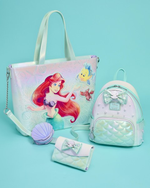Schimmernder Perlen-Mini-Rucksack – Disney Loungefly Die Kleine Meerjungfrau