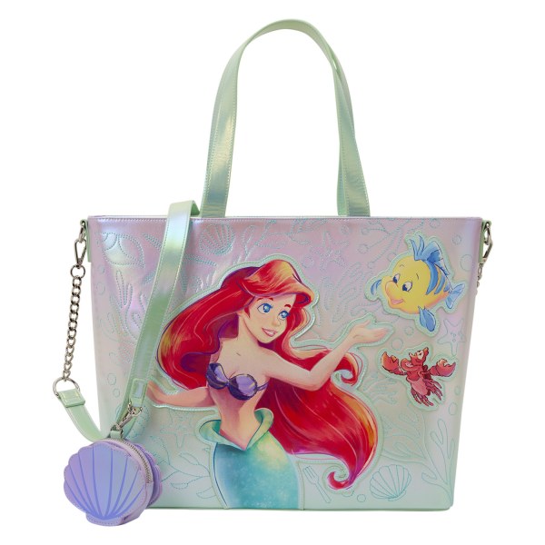 Ariel & Flounder Tragetasche mit Münzfach – Disney Loungefly Die Kleine Meerjungfrau