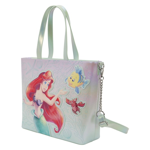 Ariel & Flounder Tragetasche mit Münzfach – Disney Loungefly Die Kleine Meerjungfrau