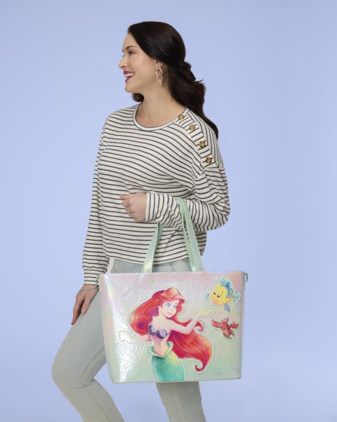 Ariel & Flounder Tragetasche mit Münzfach – Disney Loungefly Die Kleine Meerjungfrau