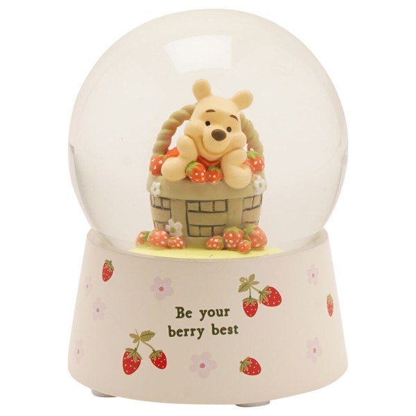 Winnie-Erdbeer-Schneekugel - Disney Winnie Puuh
