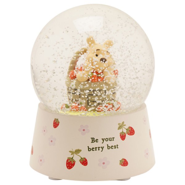 Winnie-Erdbeer-Schneekugel - Disney Winnie Puuh