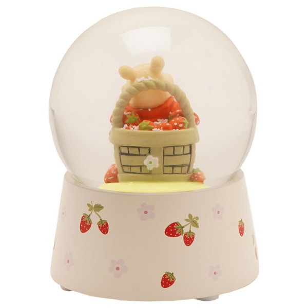 Winnie-Erdbeer-Schneekugel - Disney Winnie Puuh